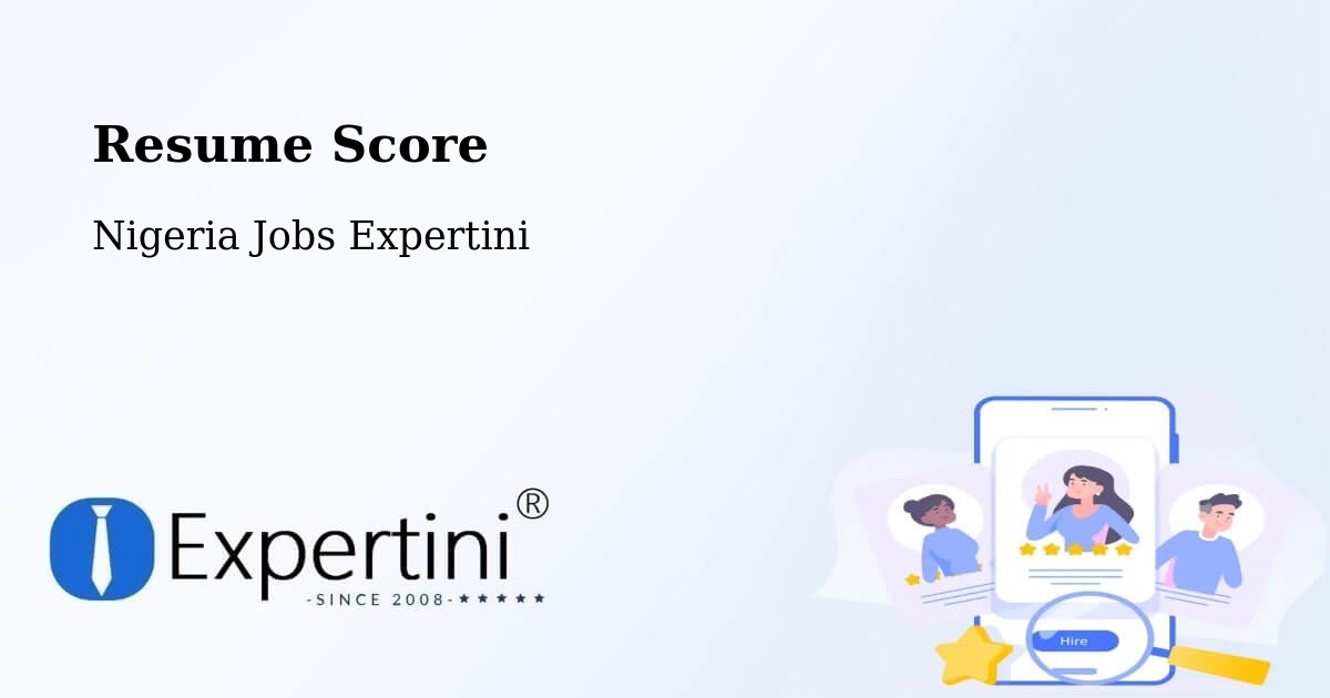 Resume Score & Job Description Match Tool – Egbe - Nigeria Jobs Expertini